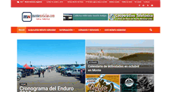 Desktop Screenshot of montenoticias.com