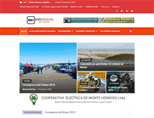 Tablet Screenshot of montenoticias.com